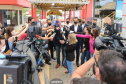 O vice governador Darci Piana recebe neste domingo  (17)  o ministro da Educação, Milton Ribeiro, no Colégio Estadual Pedro Macedo, no bairro Portão em Curitiba  para acompanhar a aplicação prova do Exame Nacional do Ensino Médio (Enem) 2020.  A visita o  contou com a presenca do secretário de Estado da Educação e do Esporte, Renato Feder.     Curitiba, 17/01/2021 -  Foto: Geraldo Bubniak/AEN