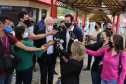 O vice governador Darci Piana recebe neste domingo  (17)  o ministro da Educação, Milton Ribeiro, no Colégio Estadual Pedro Macedo, no bairro Portão em Curitiba  para acompanhar a aplicação prova do Exame Nacional do Ensino Médio (Enem) 2020.  A visita o  contou com a presenca do secretário de Estado da Educação e do Esporte, Renato Feder.     Curitiba, 17/01/2021 -  Foto: Geraldo Bubniak/AEN