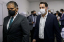 O governador Carlos Massa Ratinho Junior afirmou que a vacinação contra a Covid-19 deve começar nesta segunda-feira (18) no Paraná