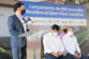 O governador Carlos Massa Ratinho Junior participou nesta segunda-feira (25) do lançamento de 866 novas moradias populares em Londrina, na região Norte. Londrina, 25/01/2021 - Foto: Geraldo Bubniak/AEN