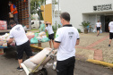 PCPR entrega à Defesa Civil cinco toneladas de doações para vítimas de enchentes de Guaraqueçaba  -  Foto: Divulgação Polícia Civil do Paraná/SESP