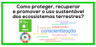 Ecossistemas terrestres dependem de conscientização e de políticas públicas  -  Foto/Arte: Divulgação SEDU