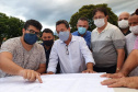 Estado reforça importância do combate à erosão nos municípios do Noroeste. A iniciativa é da Secretaria de Estado do Desenvolvimento Sustentável e do Turismo. Os projetos foram apresentados pelo secretário Márcio Nunes, em visita a dez cidades da região, na última semana.  -  Curitiba, 01/02/2021  -  Foto: Divulgação SEDEST/IAT
