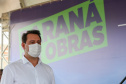 O governador Carlos Massa Ratinho Junior participa nesta quinta-feira (11) da entrega da primeira parte da duplicação da PR-323 entre Doutor Camargo e Paiçandu, na região Noroeste. O investimento por parte do Governo do Estado em toda a obra é de R$ 78,7 milhões. 11/02/2021 - Foto: Geraldo Bubniak/AEN