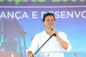 O governador Carlos Massa Ratinho Junior participa nesta quinta-feira (11) da entrega da primeira parte da duplicação da PR-323 entre Doutor Camargo e Paiçandu, na região Noroeste. O investimento por parte do Governo do Estado em toda a obra é de R$ 78,7 milhões. 11/02/2021 - Foto: Geraldo Bubniak/AEN
