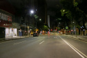 Toque de recolher passa a vigorar de meia noite às 5 horas . Foto: Geraldo Bubniak/AEN