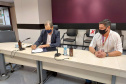 A Superintendência Geral de Ciência, Tecnologia e Ensino Superior do Paraná e a Companhia de Tecnologia da Informação e Comunicação do Paraná (Celepar) assinaram nesta sexta-feira (12) um termo de cooperação técnica para desenvolver uma série de ações na área da Ciência, Tecnologia e Inovação. -  Curitiba, 12/02/2021  -  Foto: Divulgação Celepar