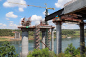 Obras da Ponte da Integração Brasil - Paraguai  -  Foto: Rodrigo Félix Leal