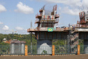Obras da Ponte da Integração Brasil - Paraguai  -  Foto: JONATHAN CAMPOS/AEN