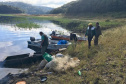 Fiscais da regional do Instituto Água e Terra (IAT) de Curitiba realizaram (do dia 11 ao 15) operação para coibir a pesca ilegal na Represa Capivari Cachoeira, nos municípios de Campina Grande do Sul e Bocaiúva do Sul.  Foto: IAT