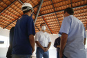 O governador Carlos Massa Ratinho Junior vistoria as obras do Condomínio do Idoso de Foz do Iguaçu. 