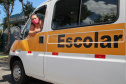 Governo do Paraná Através da Fomento Paraná Libera Recursos para Transportes Escolares. Greicy Kelly Ferreira tem uma van escolar e presta serviço para pais e alunos da rede estadual e municipal em Curitiba. - Curitiba, 17/02/2021  -   Foto: Ari Dias/AEN