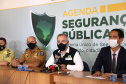 O ministro da Justiça e Segurança Pública, André Mendonça, esteve em São José dos Pinhais, na Região Metropolitana de Curitiba, para conhecer de perto algumas ações da Secretaria da Segurança Pública do Paraná na região. - Curitiba, 18/02/2021 - Foto: Divulgação SESP-PR