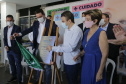 O governador Carlos Massa Ratinho participou nesta segunda-feira (22) da cerimônia de entrega da ampliação de nova ala do Hospital Universitário de Ponta Grossa. - Ponta Grossa, 22/02/20221  -  Foto: Jonathan Campos/AEN