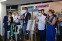 O governador Carlos Massa Ratinho participou nesta segunda-feira (22) da cerimônia de entrega da ampliação de nova ala  do Hospital Universitário de Ponta Grossa.  -  Ponta Grossa, 22/02/20221  -  Foto: Gilson Abreu/AEN