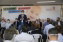 O governador Carlos Massa Ratinho participou nesta segunda-feira (22) da cerimônia de entrega da ampliação de nova ala  do Hospital Universitário de Ponta Grossa.  -  Ponta Grossa, 22/02/20221  -  Foto: Gilson Abreu/AEN