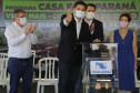 O governador Carlos Massa Ratinho Junior autorizou nesta segunda-feira (22) a ordem de serviço para a construção de um Condomínio do Idoso em Ponta Grossa, nos Campos Gerais.  -  Ponta Grossa, 22/02/2021  -  Foto: Jonathan Campos/AEN