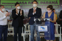 O governador Carlos Massa Ratinho Junior autorizou nesta segunda-feira (22) a ordem de serviço para a construção de um Condomínio do Idoso em Ponta Grossa, nos Campos Gerais.  -  Ponta Grossa, 22/02/2021  -  Foto: Jonathan Campos/AEN