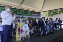 O governador Carlos Massa Ratinho Junior autorizou nesta segunda-feira (22) a ordem de serviço para a construção de um Condomínio do Idoso em Ponta Grossa, nos Campos Gerais.  -  Ponta Grossa, 22/02/2021  -  Foto: Jonathan Campos/AEN