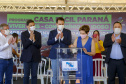 O governador Carlos Massa Ratinho Junior autorizou nesta segunda-feira (22) a ordem de serviço para a construção de um Condomínio do Idoso em Ponta Grossa, nos Campos Gerais. - Ponta Grossa, 22/02/2021  -  Foto: Gilson Abreu/AEN