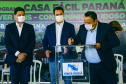 O governador Carlos Massa Ratinho Junior autorizou nesta segunda-feira (22) a ordem de serviço para a construção de um Condomínio do Idoso em Ponta Grossa, nos Campos Gerais. - Ponta Grossa, 22/02/2021  -  Foto: Gilson Abreu/AEN