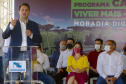 O governador Carlos Massa Ratinho Junior autorizou nesta segunda-feira (22) a ordem de serviço para a construção de um Condomínio do Idoso em Ponta Grossa, nos Campos Gerais. - Ponta Grossa, 22/02/2021  -  Foto: Gilson Abreu/AEN