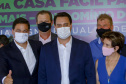 O governador Carlos Massa Ratinho Junior autorizou nesta segunda-feira (22) a ordem de serviço para a construção de um Condomínio do Idoso em Ponta Grossa, nos Campos Gerais. - Ponta Grossa, 22/02/2021  -  Foto: Gilson Abreu/AEN