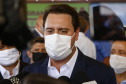 O governador Carlos Massa Ratinho Junior autorizou nesta segunda-feira (22) a ordem de serviço para a construção de um Condomínio do Idoso em Ponta Grossa, nos Campos Gerais. - Ponta Grossa, 22/02/2021  -  Foto: Gilson Abreu/AEN