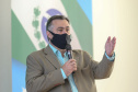 O governador Carlos Massa Ratinho Junior entrega   nesta terca-feira (23),  Vans para 45 municípios  no Programa de Qualificação da Atenção Primária emSaúde acompanhado do  vice-governador Darci Piana, do secretarrio de Estado da Saude, Beto Preto (foto), do Secretaria de Estado da Administração e Previdência, Marcel Micheletto   e do chefe da Casa Civil, Guto Silva.  Curitiba, 23/02/2021. Foto: Geraldo Bubniak/AEN