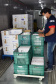 As doses chegaram no aeroporto de São José dos Pinhais na manhã desta quarta-feira e já foram encaminhadas para o Cemepar para o registro, armazenamento em câmara fria com temperatura entre 2 e 8 graus e organização para distribuição entre as Regionais de Saúde do Estado.  Foto: Antonio Americo/SESA