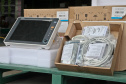 A Secretaria estadual da Saúde enviou nesta quarta-feira (24) equipamentos para hospitais de três municípios: Cascavel, Curitiba e Foz do Iguaçu. - Curitiba, 24/02/2021  -  Foto: Ari Dias/AEN
