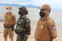 Comerciantes e turistas aprovam policiamento preventivo na Ilha do Mel  -  Curitiba, 24/02/2021  -  Foto: Divulgação PMPR