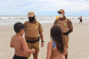 Comerciantes e turistas aprovam policiamento preventivo na Ilha do Mel  -  Curitiba, 24/02/2021  -  Foto: Divulgação PMPR