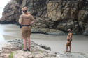 Comerciantes e turistas aprovam policiamento preventivo na Ilha do Mel  -  Curitiba, 24/02/2021  -  Foto: Divulgação PMPR