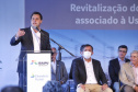Governador Carlos Massa Ratinho Junior e presidente Jair Bolsonaro participam do evento de lançamento da revitalização do sistema elétrico de alta tensão de Furnas.   -  Foz do Iguaçu, 25/02/2021  - Foto Gilson Abreu/AEN