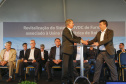Governador Carlos Massa Ratinho Junior e presidente Jair Bolsonaro participam do evento de lançamento da revitalização do sistema elétrico de alta tensão de Furnas.   -  Foz do Iguaçu, 25/02/2021  - Foto: Jonathan Campos/AEN