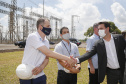 Governador Carlos Massa Ratinho Junior e presidente Jair Bolsonaro participam do evento de lançamento da revitalização do sistema elétrico de alta tensão de Furnas.   -  Foz do Iguaçu, 25/02/2021  - Foto: Jonathan Campos/AEN