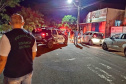 As ações de fiscalização que contaram com apoio de policiais do Paraná resultaram em 26 novas prisões por infrações relacionadas à pandemia entre domingo (7) e segunda-feira (8). O relatório da Secretaria estadual da Segurança Pública aponta, ainda, 35 estabelecimentos e 11 pessoas multados, e 23 locais interditados. - Curitiba, 09/03/2021  -  Foto: Divulgação SESP Paraná