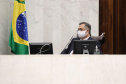 O secretário de Estado da Saúde, Beto Preto, apresentou aos deputados estaduais o Relatório Detalhado do Quadrimestre Anterior (RDQA) do 3º Quadrimestre de 2020, nesta terça-feira (9). A audiência pública é realizada pela Comissão de Saúde Pública da Assembleia Legislativa, ocorreu no Plenário da casa parlamentar com transmissão pela internet. - Curitiba, 09/03/2021  -  Foto: Dálie Felberg /ALEP 