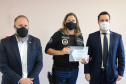 A Polícia Civil do Paraná (PCPR) entregou, nesta segunda-feira (8), o prêmio para os vencedores do Concurso de Fotografia 2020/2021. A gratificação aconteceu durante reunião do Conselho da PCPR, em Curitiba.  Curitiba, 09/03/2021  -  Foto: Fabio Dias/PCPR