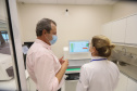 O Governo do Paraná lanca o Vale do Genoma, um polo de startups voltado para saúde e genética. Pioneiro no Brasil e no mundo, o projeto será instalado em Guarapuava, no Centro-Sul do Estado. Visita ao IPEC - Instituto para Pesquisa do Cancer. 18/03/21 - Foto: Geraldo Bubniak/AEN