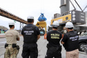 A Portos do Paraná compartilha com a Polícia Federal os dados obtidos nos 27  programas de monitoramentos ambientais. As informações colaboram com a operação ?30 Days at Sea 3.0? (30 Dias no Mar) da International Criminal Police Organization - INTERPOL. A ação envolve cerca de 60 países e tem como foco principal o combate à poluição marítima.  -  Curitiba, 19/03/2021  -  Foto: Claudio Neves/Portos do Paraná