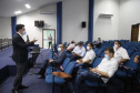 Visita do grupo técnico ao ponto de ligação da nova Ferroeste com a malha oeste.
Foto Gilson Abreu/AEN