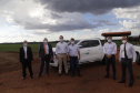 Visita do grupo técnico ao ponto de ligação da nova Ferroeste com a malha oeste.
Foto Gilson Abreu/AEN