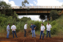 Visita do grupo técnico ao ponto de ligação da nova Ferroeste com a malha oeste.
Foto Gilson Abreu/AEN