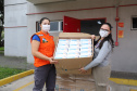 A Mondelez Brasil  faz a entrega de Kits Covid e de mascaras de proteçao para a Defesa Civil 24/03/2021 - Foto: Geraldo Bubniak/AEN