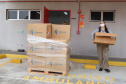 A Mondelez Brasil  faz a entrega de Kits Covid e de mascaras de proteçao para a Defesa Civil 24/03/2021 - Foto: Geraldo Bubniak/AEN