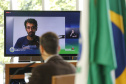 O governador Carlos Massa Ratinho Junior e o secretário estadual da Educação e do Esporte, Renato Feder, lançam  o EduTech, um programa que oferece aos alunos da rede estadual cursos gratuitos de programação, games e animação. Foram 65 mil estudantes inscritos, formando 689 turmas.Foto: Jonathan Campos/AEN