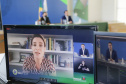 O governador Carlos Massa Ratinho Junior e o secretário estadual da Educação e do Esporte, Renato Feder, lançam  o EduTech, um programa que oferece aos alunos da rede estadual cursos gratuitos de programação, games e animação. Foram 65 mil estudantes inscritos, formando 689 turmas.Foto: Jonathan Campos/AEN