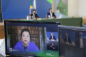 O governador Carlos Massa Ratinho Junior e o secretário estadual da Educação e do Esporte, Renato Feder, lançam  o EduTech, um programa que oferece aos alunos da rede estadual cursos gratuitos de programação, games e animação. Foram 65 mil estudantes inscritos, formando 689 turmas.Foto: Jonathan Campos/AEN